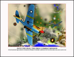 "Into the Fray" Tuskegee Airmen P-40 Print by Jerry Taliaferro